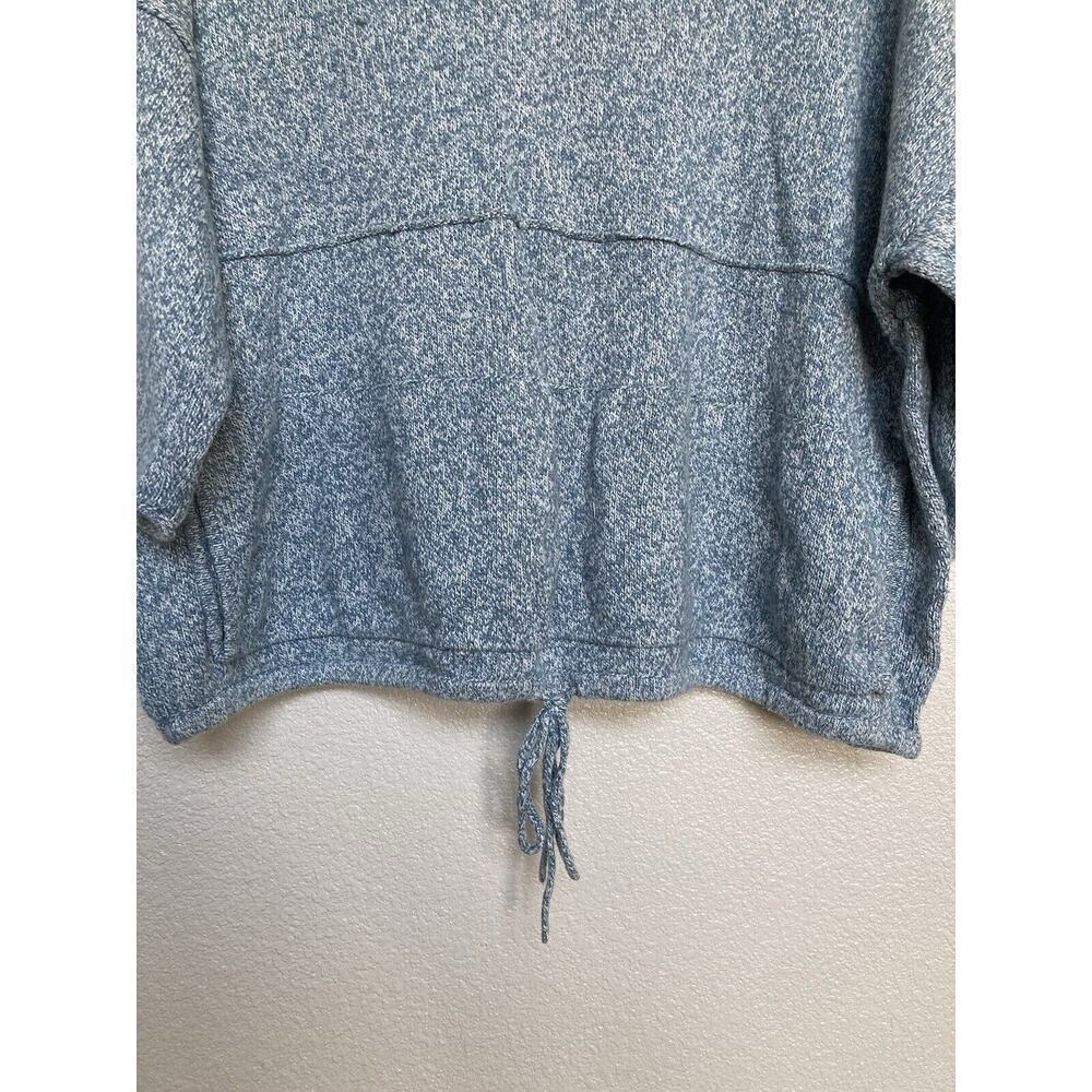 J Jill Pure Jill Womens Kimono Sweater Size L Oversize Boxy Fit 3/4 Sleeves blue - Picture 4 of 6